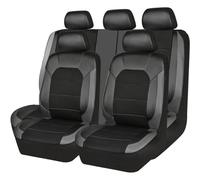 TYGCP Auto Ensembles Housses siège pour Dacia Duster 2.Gen 1.Gen HM HS 2010-2015 2016-2021 2022 2023 2024 2025,Confortable Imperméable Respirant Non Slip Housses Coussins Accessoires,Grey1-5seats