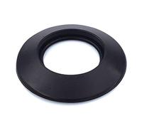 TYGERIX® Rosace Murale en Silicone Noir 80 mm | Rosette flexible pour couvrir les tuyaux de chaudière, les poêles et tout système | Résistance aux hautes températures | Indéformable | Certifié