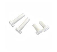 TYGHBNM 4 écrous à vis Blancs M8 Type 2 Longs + 2 écrous de Serrage Courts, compatibles avec BQL, pièces de Rechange for Machines à Glace Molle