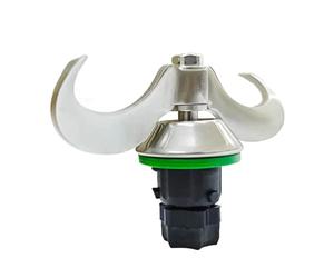 TYGHBNM Couteau mélangeur de pâte à pétrir, Compatible avec Thermomix TM6 TM5, mélange de Farine pâte Lisse, Couteau mélangeur de pâte en Acier Inoxydable