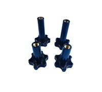 TYGHBNM Vis en Plastique M10 de Couleur Noire, raccords à écrous serrés 4 en 1, boulons de Serrage, compatibles avec YKF, Accessoires for Machines à Glace Molle