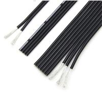 TYGIYY Câble en cuivre parallèle en silicone 5 m - 30 AWG, 28 AWG, 26 AWG, 24 AWG, 22 AWG, multiconducteurs 2P, 3P, 4P, 5P, 6P, 8P, 10P - Fil de cuivre toronné(5Px22AWG)