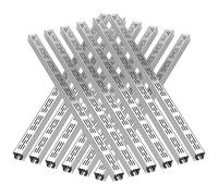 TYGIYY Système de fossé de Drainage en Forme de U - Drain français Fin et Efficace for Une Utilisation en extérieur | Auge de Drainage for allée, Garage 304ss(3.5x3cm 12pack)