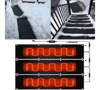 TYGIYY Tapis de déneigement - Tapis d'extérieur antidérapant en Caoutchouc for Le déneigement Hivernal - Appareil antidérapant 360 W avec Cordon d'alimentation(30x90cmx3Pcs)