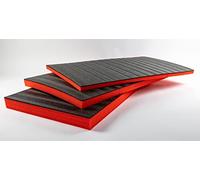 TYGR Foam 1000 x 600 x 30 mm Rouge - Insert en Mousse pour Outils, Appareil Photo & Autres | Insert de Valise | Insert système | Kaizen