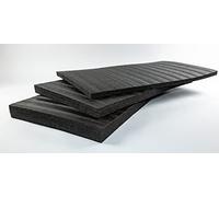 TYGR Foam 1000 x 600 x 70 mm Noir - Insert en Mousse pour Outils, Appareil Photo & Autres | Insert de Valise | Insert système | Kaizen