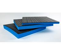 TYGR Foam 600 x 600 x 70 mm Bleu - Insert en mousse pour outils, appareil photo & autres | Insert de valise | Insert système | Kaizen