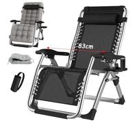 TYGYSDO Chaise Longue Jardin - Exterieur Transat De Plage Fauteuil - Chaises Bains de Soleil Relax DéTente Air avec Repose - Fauteuil Relax Zero Gravity - Poids de -Charge 200 kg