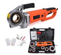 TYH Fileteuse Électrique 2300 W, Kit D'entraînement Portatif Robuste avec 6 Filières 1/2"-2", Moteur en Cuivre, Ensemble D'outils De Filetage Portables