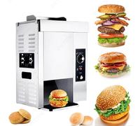 TYH Grille-Pain À Convoyeur Commercial, Machine De Cuisson Automatique pour Hamburgers 2000 W, Réglage par Bouton, Largeur du Port De Chauffage 255 Mm, Réglage De La Température sur
