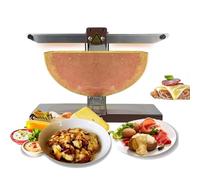 TYH Raclette Électrique À Fromage, Gril À Fromage Professionnel, 900 W, Double Zone De Chauffe, Appareil Traditionnel À Chauffage Rapide, pour Cuisine De Restaurant