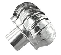 TYHAYJYK Bouchon de cheminée en acier inoxydable avec design rotatif, Ø 160 mm, pour une meilleure ventilation et protection du conduit de fumée