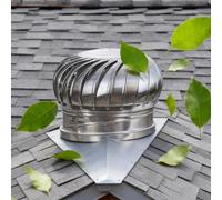 TYHAYJYK Capuchon rotatif de cheminée en acier inoxydable anti-courants d'air - Convient à la plupart des pots standard (220 mm) - 75 mm, 110 mm, 160 mm, 200 mm