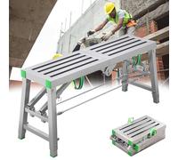 TYHAYJYK Plateforme d'échafaudage, Plate-Forme de Travail Pliable, échafaudage à Hauteur réglable, échelle de Travail Portable, pour la rénovation, la Peinture, Le rapiéçage des cloisons sè