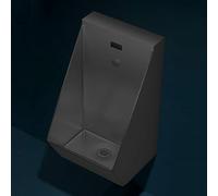 TYHAYJYK Toilettes familiales en Acier Inoxydable 304, urinoirs commerciaux pour Hommes, urinoirs muraux intelligents à capteur pour Hommes, Toilettes Anti-éclaboussures