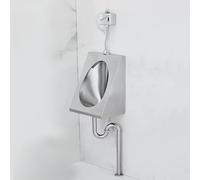 TYHAYJYK Urinoir Mural à capteur, urinoir en Acier Inoxydable 304 avec rangée Murale/rangée au Sol, urinoir Haute efficacité pour Toilettes pour Hommes, déviateur d'urine pour écoles, hôpit