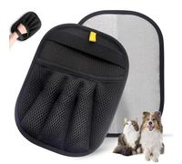 TYHBRV Gants d'épilation d'animaux améliorés avec poignet élastique confortable - Éliminateur électrostatique réutilisable à cinq doigts pour chats et chiens, outil de nettoyage sans effort pour