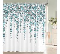 TYHKXAI Rideaux de Douche 70x160cm/WxH Rideaux de Douche en Tissu imperméable, Feuilles d'arbre, Bouleau Blanc, Salle de Bain, Grande décoration imprimée 3D, écran de Baignoire