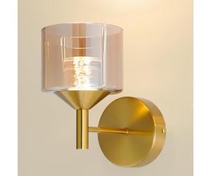 TYhogar Applique Murale Intérieure Applique Murale Industrielle Vintage 3000K 4500K 6000K LED Appliques Murales 5W pour Chambre Salon Couloir Café Escalier Galerie Décoration Intérieure Cuivré