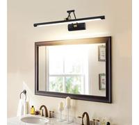 TYhogar Applique murale LED Lampe de salle de bain 12W 57CM Lumière picturale Lampe de salle de bain Éclairage intérieur Lampe de vestiaire Peinture à l'huile Lumière de maquillage 4000K IP44