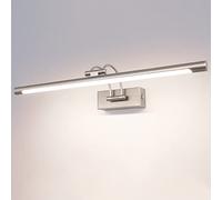 TYhogar Applique pour Tableau 60CM 15W Applique Murale Salle de Bains Eclairage Tableau LED pour Salle de Bain avec 3 CCT und Variateur Continu Appliques pour Tableaux et Vitrines Nickel