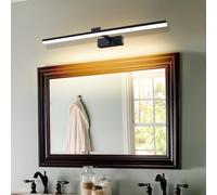 TYhogar Lampe Miroir LED Salle de Bain 80cm 3 réglages de température de couleur Murale Salle de Bain 180° Rotatif Applique Murale 1820LM 16W IP44 Intérieure Lampe pour Tableau 3000K/4500K/6000K