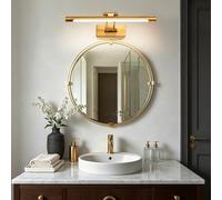 TYhogar Lampes pour Miroir 40cm 10W Applique pour Tableau Applique Murale Salle de Bains 3CCT et Variation Continue Appliques pour Tableaux et Vitrines Lumiere Salle de Bain