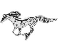 TYIM7 2.6 * 4.8cm Vintage Horse Brooch Pins Accessory Animal Metal Pin For Suit .AT7