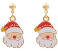 TYIM7 2.7 * 1.3cm Christmas Day Snowman Santa Earrings .at7