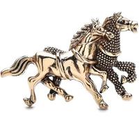 TYIM7 3. * 5.2cm Vintage Horses Brooches For Women Men Animal Party Casual Brooch Pins .AT7