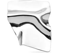 TYIM7 6. * 5.3cm Geometric Stainless Steel Brooch Pins For Women Punk Accessory .AT7