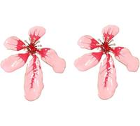 TYIM7 7.5 * 6.1cm Bohemian Metallic Enamel Flower Earnail Accessories For Women .at7