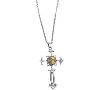 TYIM7 Cross Necklace for women Chunky Gold Fashion Accessories Skull Unique Gifts for .AT7