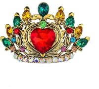 TYIM7 Crown Brooch Brooches and Pins for Women for women Lapel Pin Ladies Jewelry Charms Small Gifts .AT7