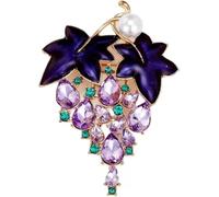 TYIM7 Grape Brooch Brooches and Pins for Women for women Lapel Pin Ladies Jewelry Charms Small Gifts .AT7