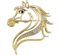 TYIM7 Horse's Head Brooch Brooches and Pins for Men for women Lapel Pin Horse Charms Small Gifts .AT7