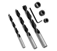 TYIM7 Kit de gabarit localisation trous poche obliques for le travail du bois, guide perçage d'angle 15 degrés, perforateur, outils menuiserie bricolage, forets .AS7