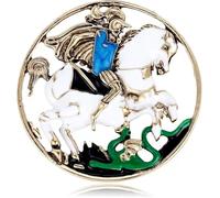 TYIM7 Knight Brooch Brooches and Pins for Women for women Lapel Pin Ladies Jewelry Vintage Charms .AT7