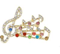 TYIM7 Music Note Brooch Brooches and Pins for Men for women Lapel Pin Charms Small Gifts .AT7