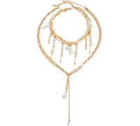 TYIM7 Pearl Necklace for women Chunky Gold Fashion Accessories Unique Gifts for .AT7