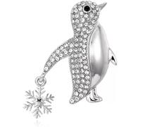 TYIM7 Penguin Brooch Brooches and Pins for Women for women Lapel Pin Ladies Jewelry Vintage Charms penguin and snowflake .AT7
