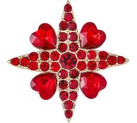 TYIM7 Red Heart Brooch Brooches and Pins for Women for women Lapel Pin Ladies Jewelry Charms Small Gifts .AT7