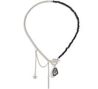 TYIM7 Silver Tassel Necklace for women Star Fashion Accessories Unique Gifts for .AT7