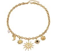 TYIM7 Sun Necklace for women Chunky Gold Fashion Accessories Unique Gifts for .AT7