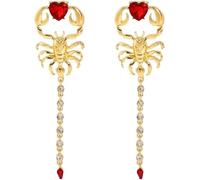 TYIM7 Vintage Scorpion Earrings Statement for women Gold Jewelry for Chunky Fashion Gifts .at7
