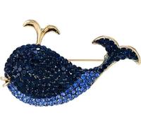 TYIM7 Whale Brooch Brooches and Pins for women for Lapel Pin Ladies Jewelry Charms .AT7