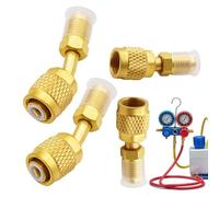 Tyinerc Adaptateur HVAC R410A - Raccords rapides AC en laiton - Outils de climatisation - Adaptateur de tuyau de réfrigérant résistant à l'usure - Raccords HVAC pour climatiseurs split