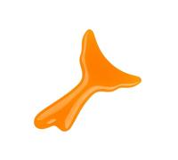 Tyinerc Appareil de massage du visage | Forme de queue de nageoire du corps | Appareil de massage des fascias en résine pour le visage, le ventre, les jambes, les épaules, le dos, pour