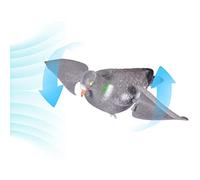 Tyinerc Appelant Pigeon pour La Chasse,Leurre en Forme De Colombe avec Ailes Wind Drive Décoration De Jardin Accessoires De Chasse pour Buissons Rizières Terres Cultivées Récoltées