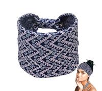 Tyinerc Bandeaux bandana, bandeaux pour femmes | Bandanas de cheveux antidérapants pour femmes | Bandeau large élégant, couvre-chef bohème doux pour les voyages, les activités de plein air, le sport